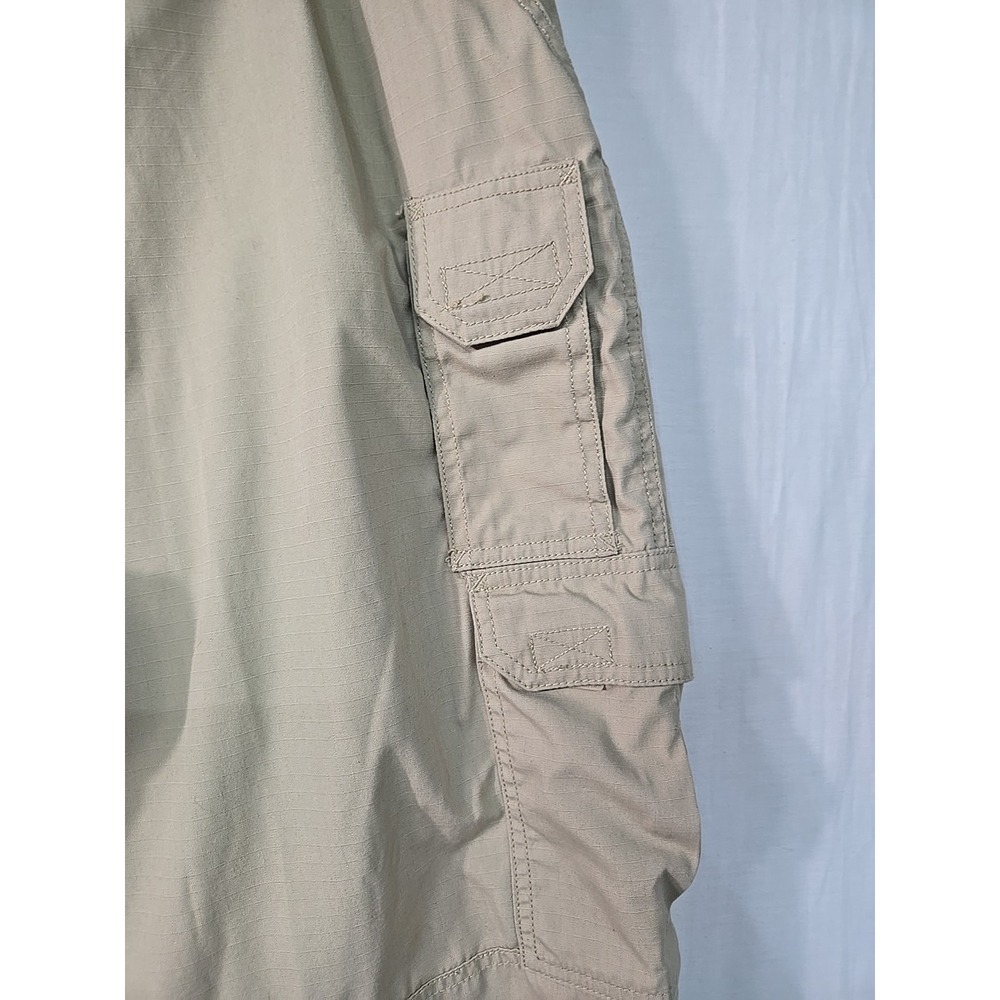 5.11 Tactical Pants Mens 40/31 Beige  Relaxed‎ Fit Cargo Work Elastic Uniform - Picture 3 of 11